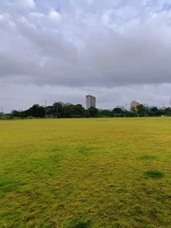 Natural grass being laid with layered drainage system for a FIFA-compliant football ground