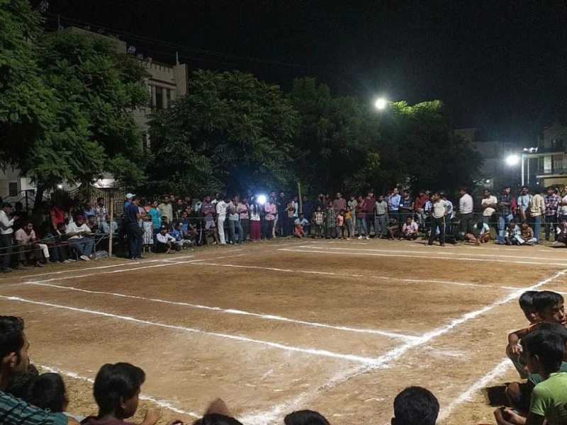 Kabaddi Match At Kabaddi Ground Pune