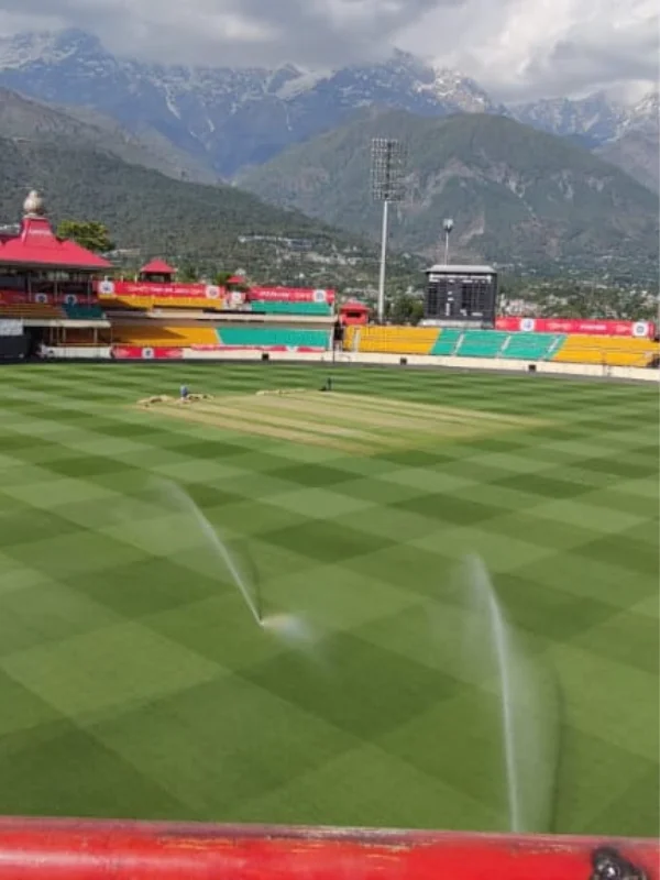 Custom pattern marking for sports ground in Pune