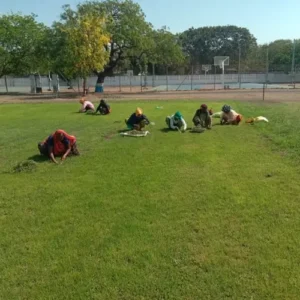 worker-working-at-football-ground